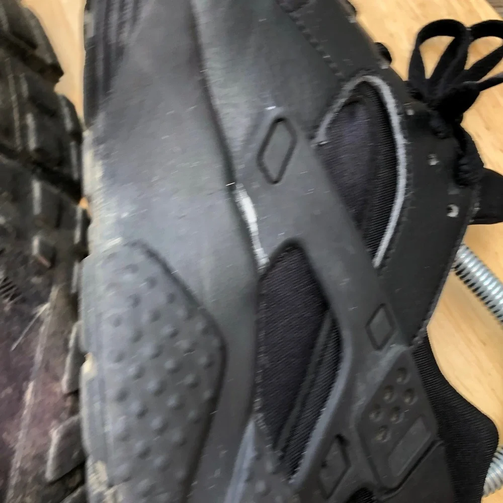 Nike Air Huarache Run Shoes 6.5Y (Women 8 US) Black Sneakers Athletic 654275-016